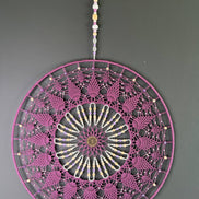 Dromenvanger Pretty Purple 50cm – Handgemaakte Dreamcatcher