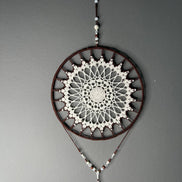 Dromenvanger Simple Brown 25cm – Handgemaakte Dreamcatcher