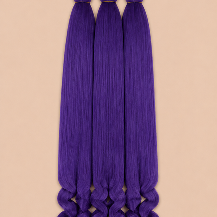 RastAfri Easy 3-in-1 Goddess Purple 75 cm 3-pack invlechthaar