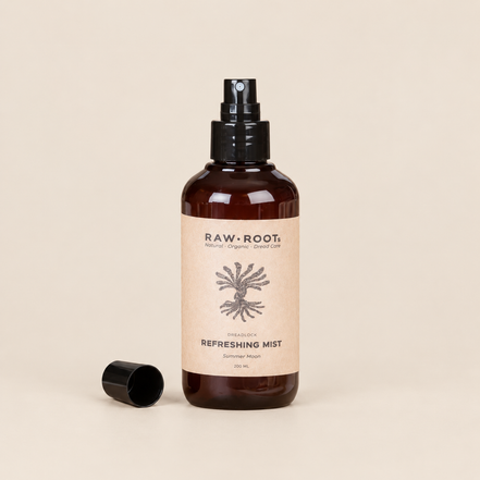 RAW ROOTs Refreshing Mist Summer Moon – Verfrissende dreadlockspray 200 ml – De HaarBoetiek
