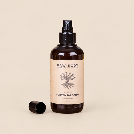 RAW ROOTs Tightening Spray Nag Champa – Textuurspray voor dreads 200 ml – De HaarBoetiek