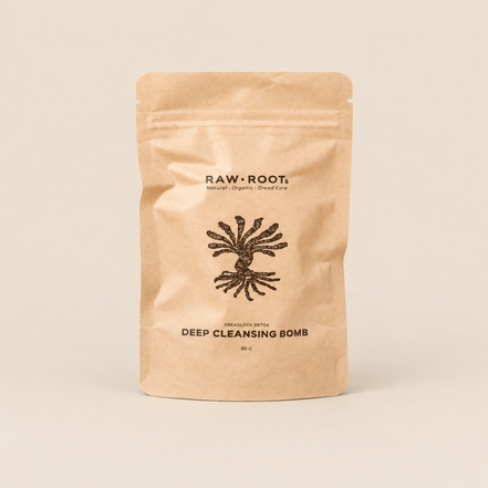 RAW ROOTs Dreadlock Detox Deep Cleansing Bomb – Detoxbad voor dreadlocks 90 g – De HaarBoetiek
