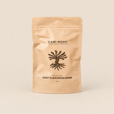 RAW ROOTs Dreadlock Detox Deep Cleansing Bomb – Detoxbad voor dreadlocks 90 g – De HaarBoetiek