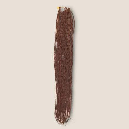 Senegalese Twists 70 cm kastanjebruin – crochet invlechthaar