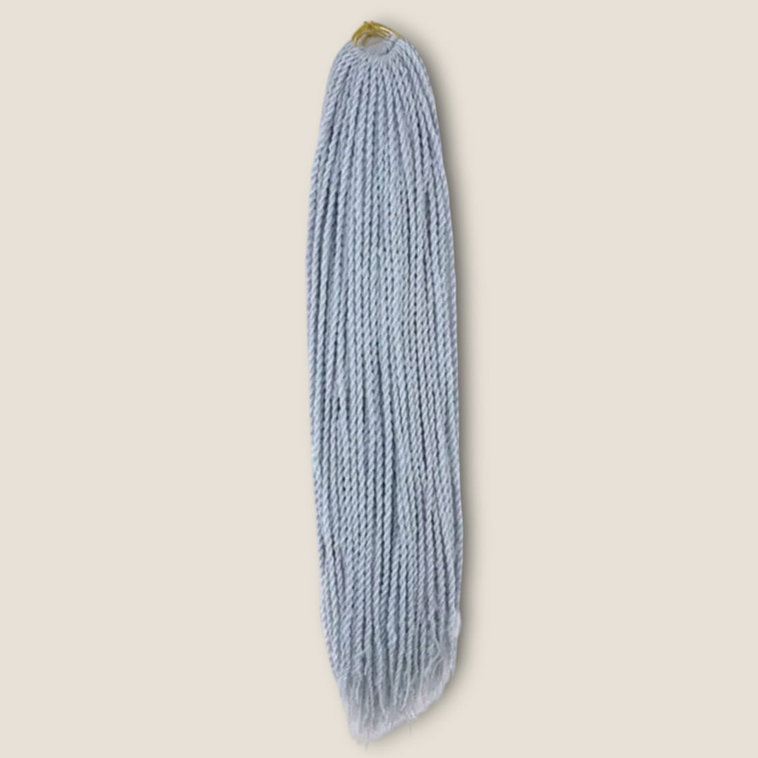 Senegalese Twists 70 cm lichtgrijs – crochet invlechthaar
