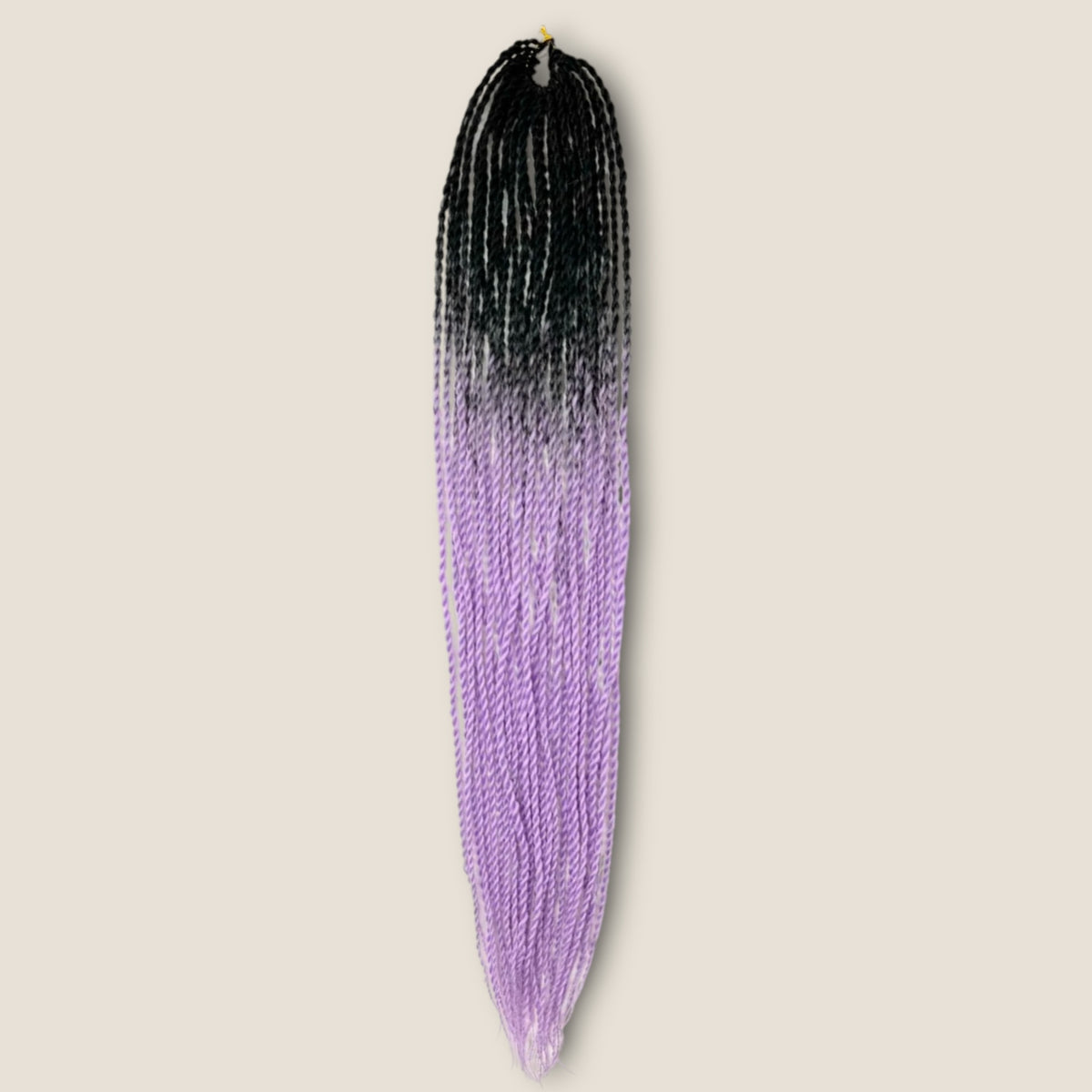 Senegalese Twists 70 cm zwart lila ombre – crochet invlechthaar