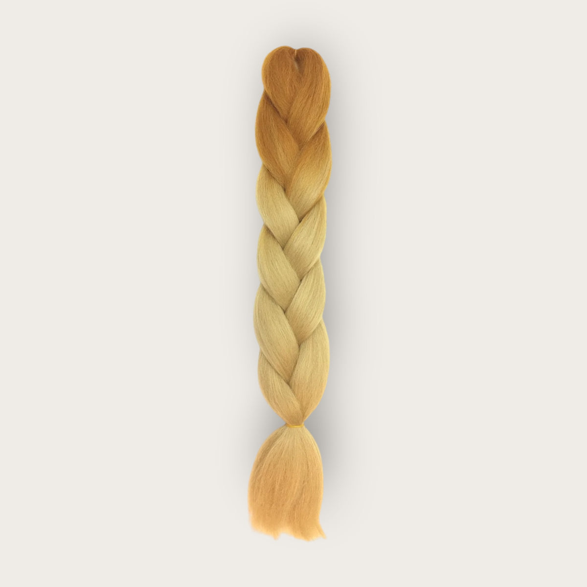 Soft kanekalon invlechthaar 60 cm ombre goudblond lichtblond