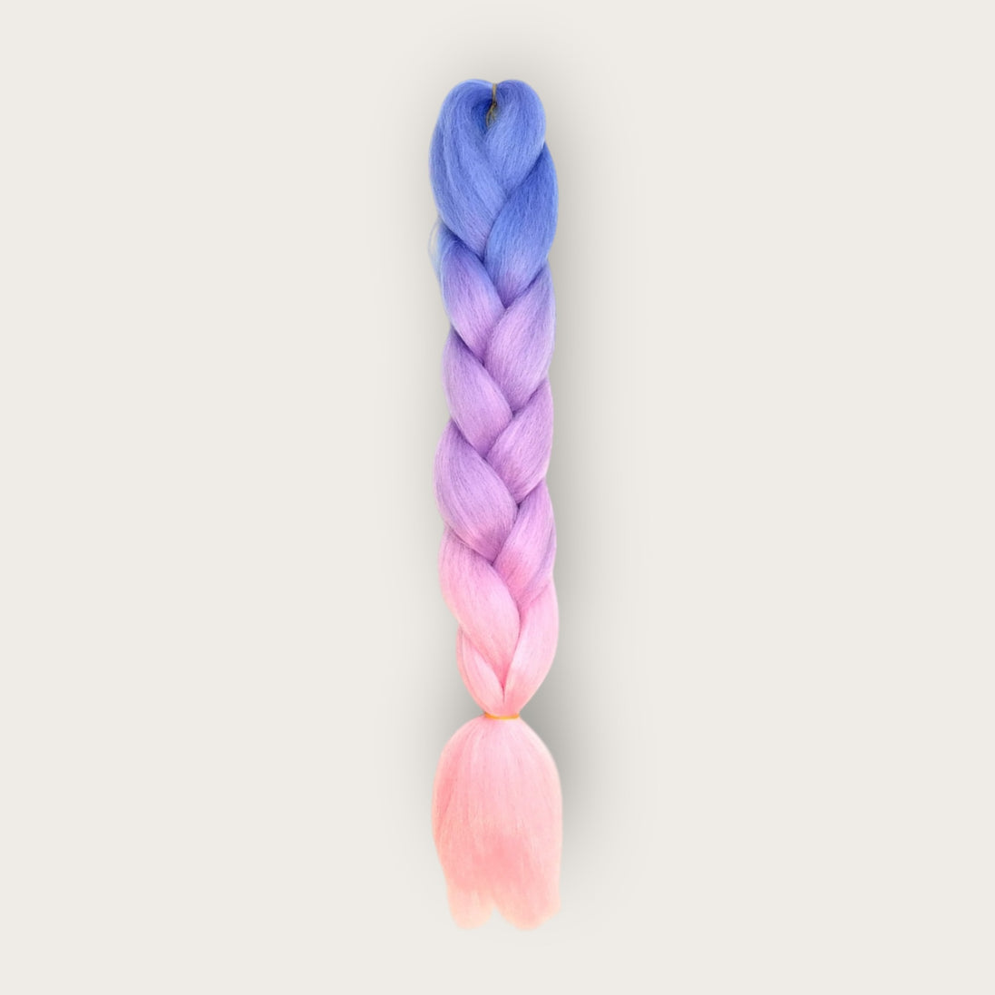 Soft kanekalon invlechthaar 60 cm ombre lavendel lila lichtroze