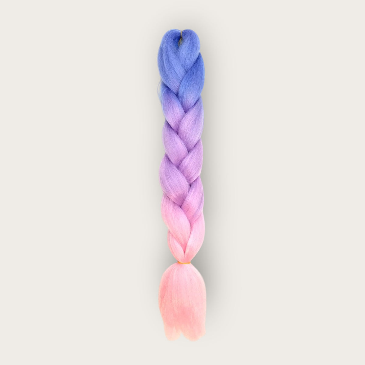 Soft kanekalon invlechthaar 60 cm ombre lavendel lila lichtroze