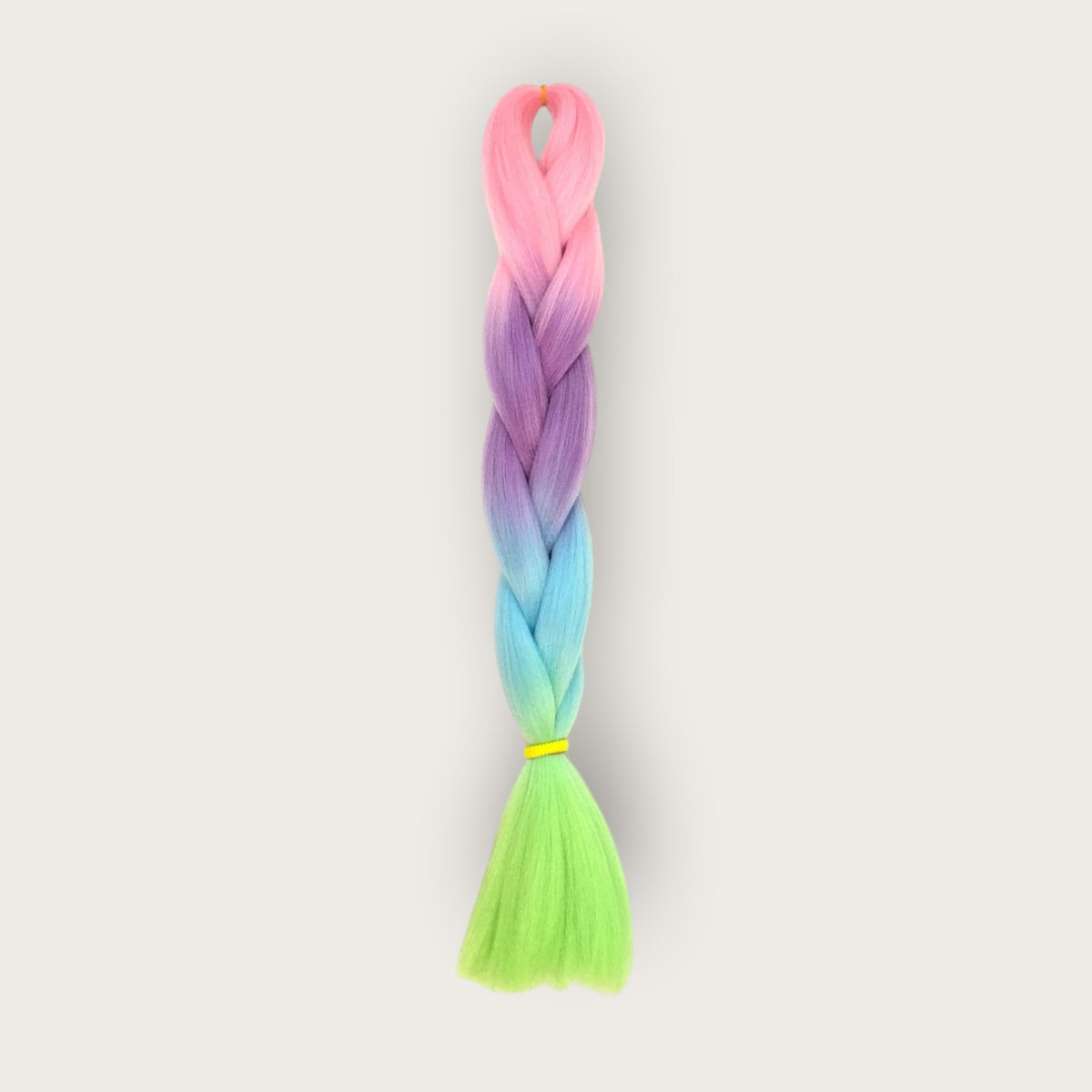 Soft kanekalon invlechthaar 60 cm pastel roze lila blauw neon groen