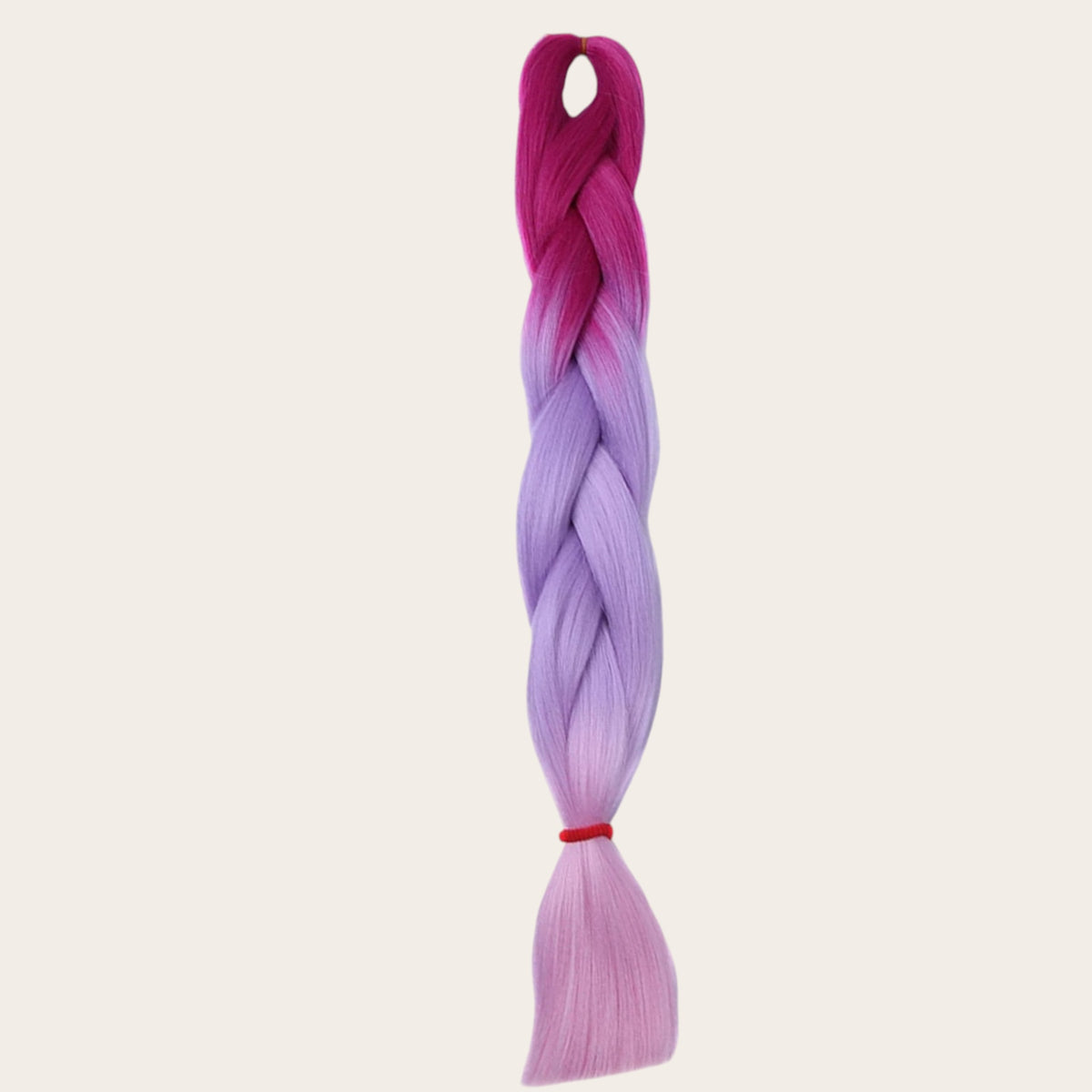 Soft kanekalon ombre invlechthaar fuchsia lila roze