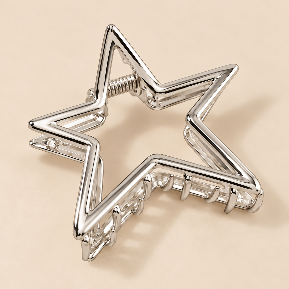 Ster Haarklem – Zilver – De HaarBoetiek