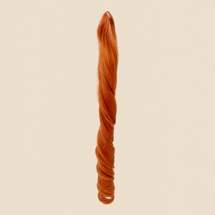Tiana golvend invlechthaar koper (145T), 55 cm, 300 gram – De HaarBoetiek