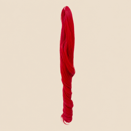 Tiana golvend invlechthaar rood (Red), 55 cm, 300 gram – De HaarBoetiek