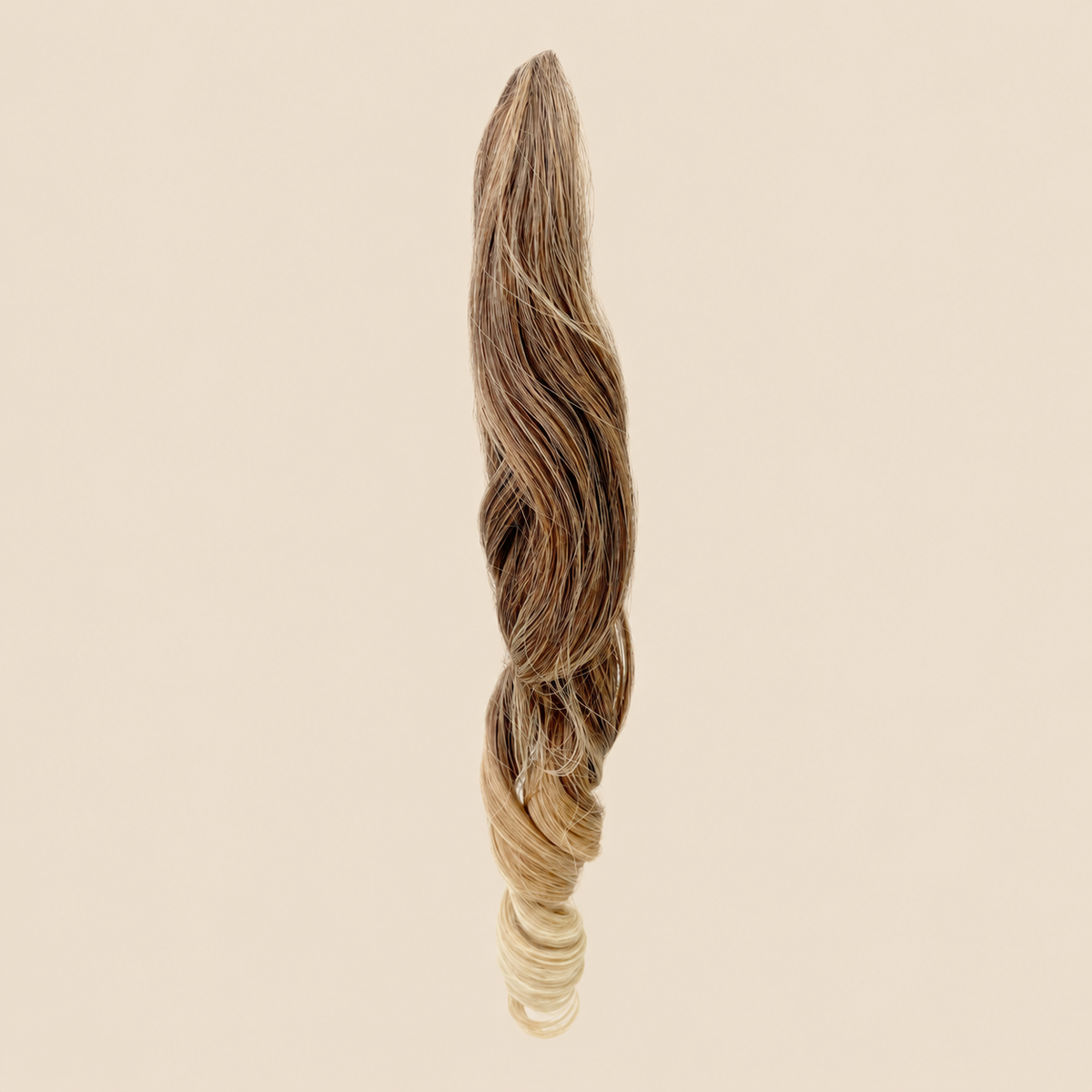 Tiana golvend invlechthaar bruin-blond ombré (T042), 55 cm, 300 gram – De HaarBoetiek