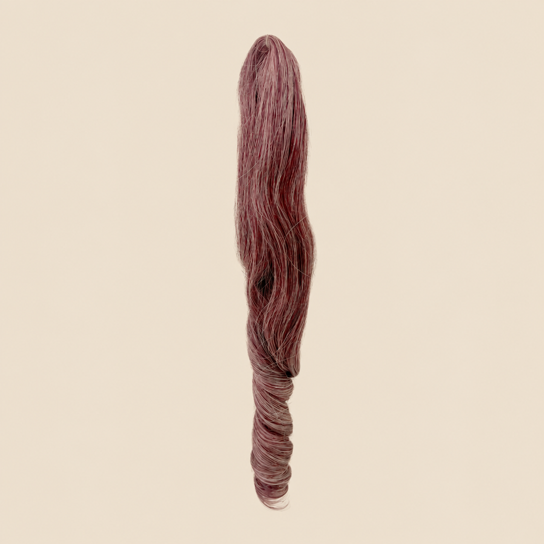 Tiana golvend invlechthaar wijnrood (Wine Red14), 55 cm, 300 gram – De HaarBoetiek