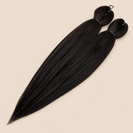 Ultra Braid 2-in-1 Pre-stretched kleurcode 2, kleur 2, 60 cm, op een beige achtergrond