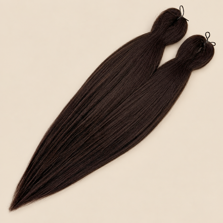 Ultra Braid 2-in-1 Pre-stretched kleurcode 4, kleur 4, 60 cm, op een beige achtergrond