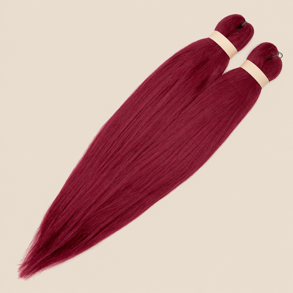 Ultra Braid BG bordeauxrood pre-stretched invlechthaar 60 cm 160 gram