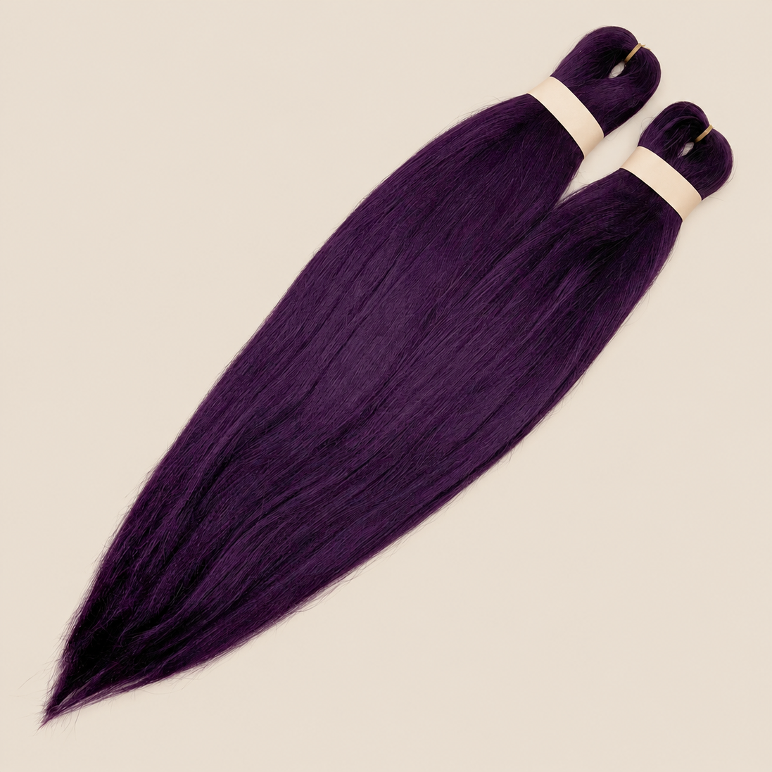 Ultra Braid 2-in-1 pre-stretched Purple Paars, 60 cm 160 gram op beige achtergrond