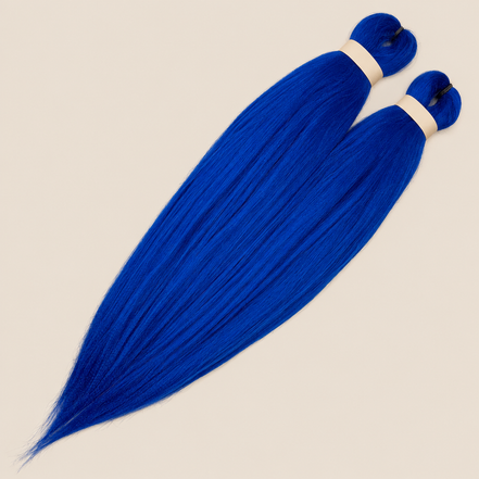 Ultra Braid 2-in-1 pre-stretched Blue Blauw, 60 cm 160 gram op beige achtergrond