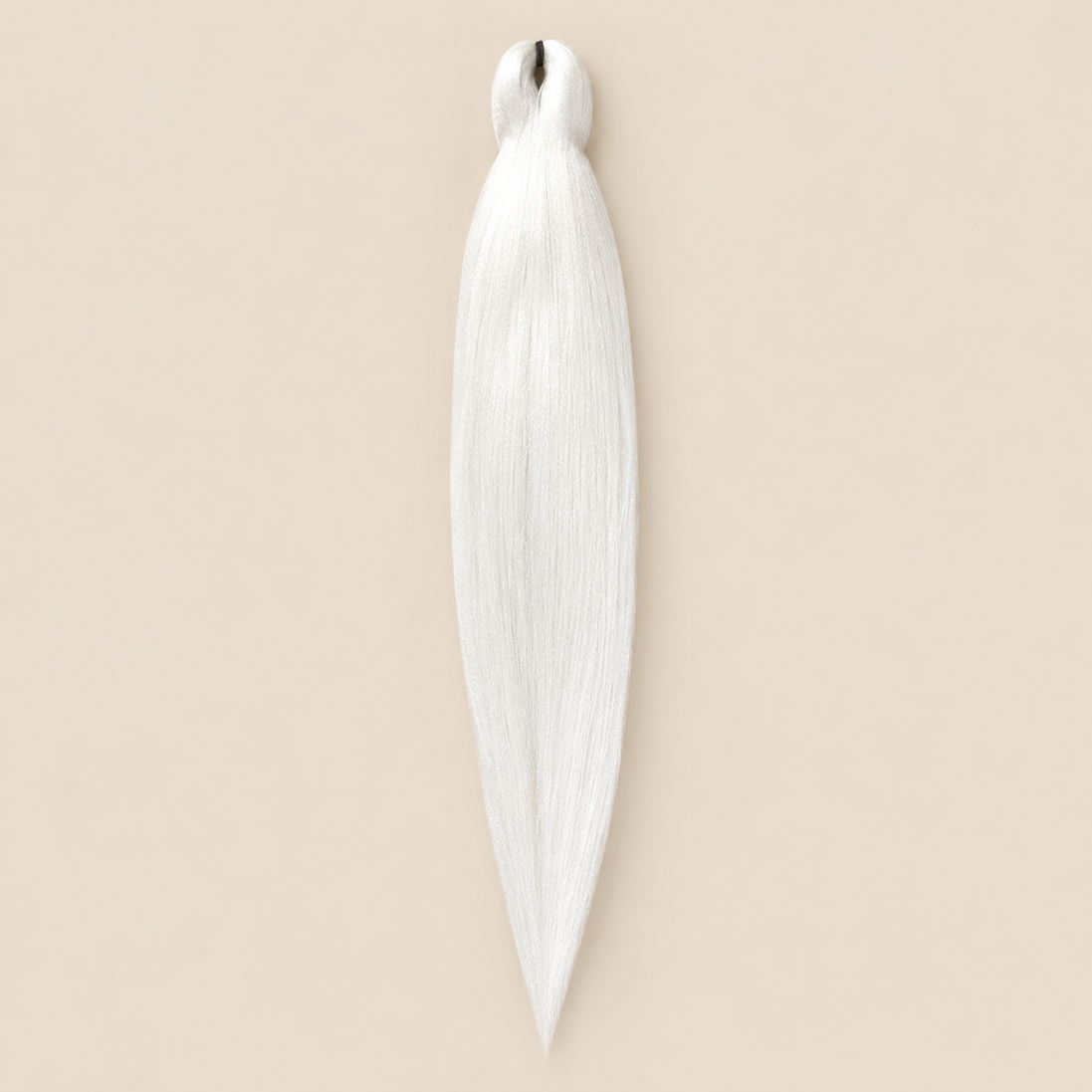 Ultra Braid UV 2-in-1 Pre-stretched kleurcode 60, wit, 60 cm, op een beige achtergrond