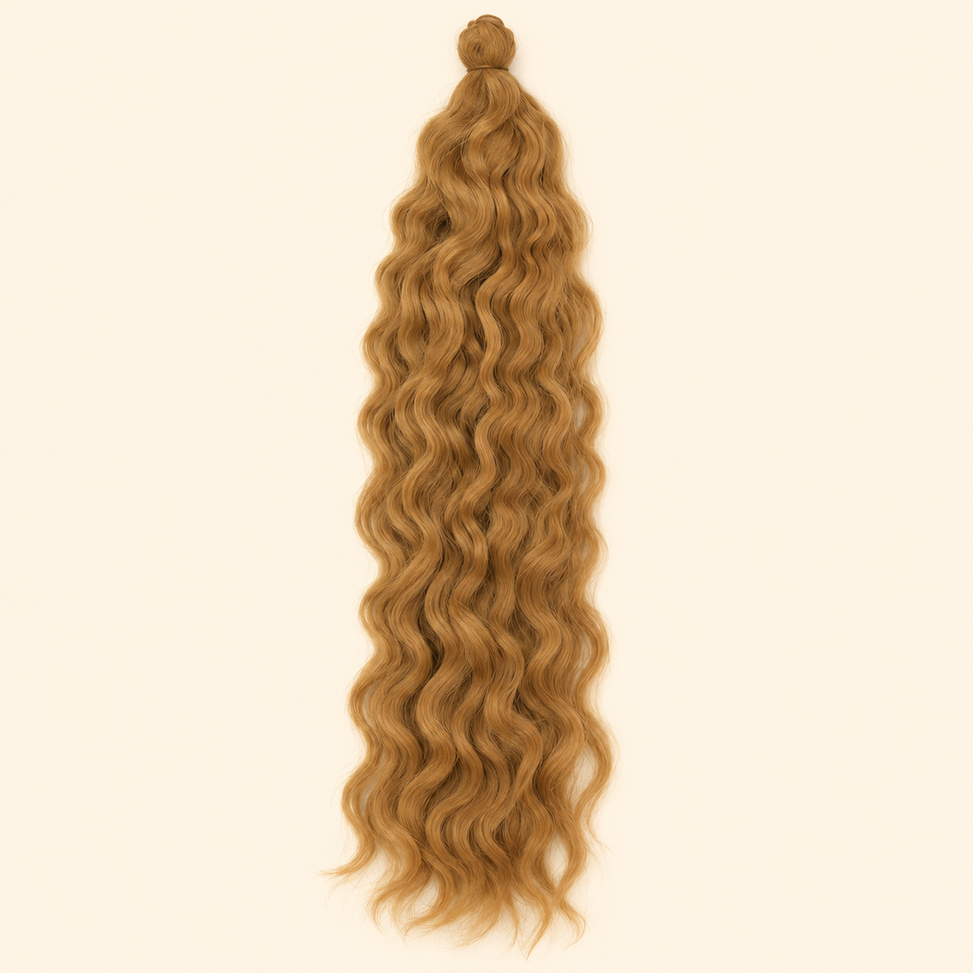 Goudblond Urban Crimp 27 kanekalon vlechthaar, golvend, circa 55 cm
