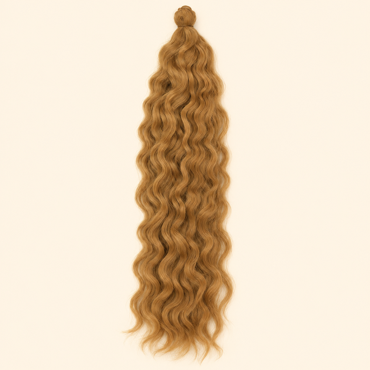 Goudblond Urban Crimp 27 kanekalon vlechthaar, golvend, circa 55 cm