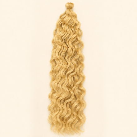 Lichtblond Urban Crimp 613 kanekalon vlechthaar, golvend, circa 55 cm