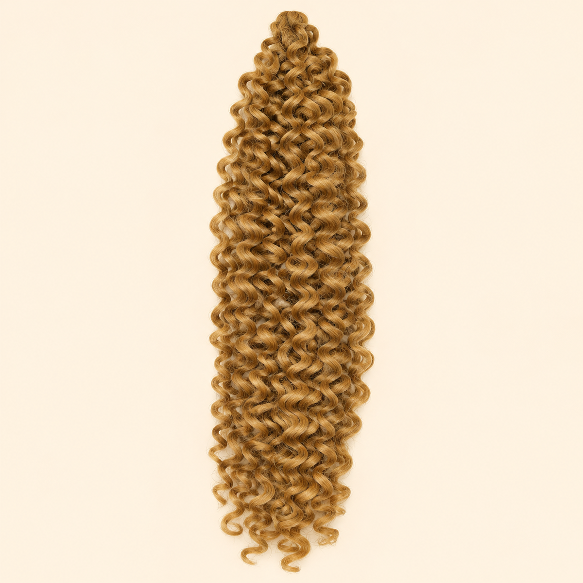 Goudblond Urban Spring 27 kanekalon vlechthaar, krullend, circa 45 cm