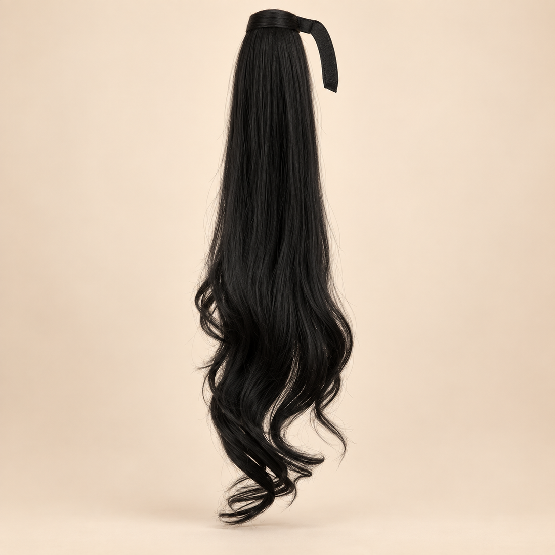 Wrap Around Ponytail 80 cm – Naturel Zwart 1 | De HaarBoetiek