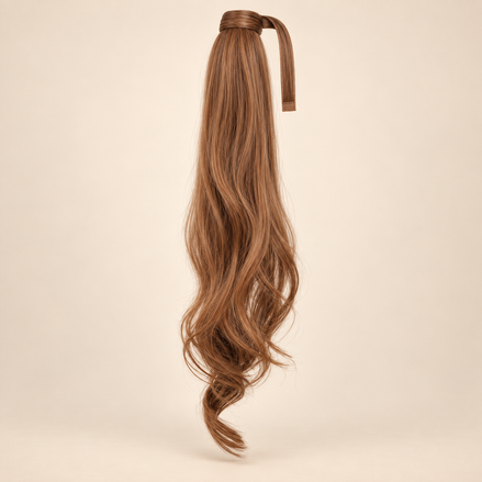 Wrap Around Ponytail 80 cm – Warm Lichtbruin 12 | De HaarBoetiek