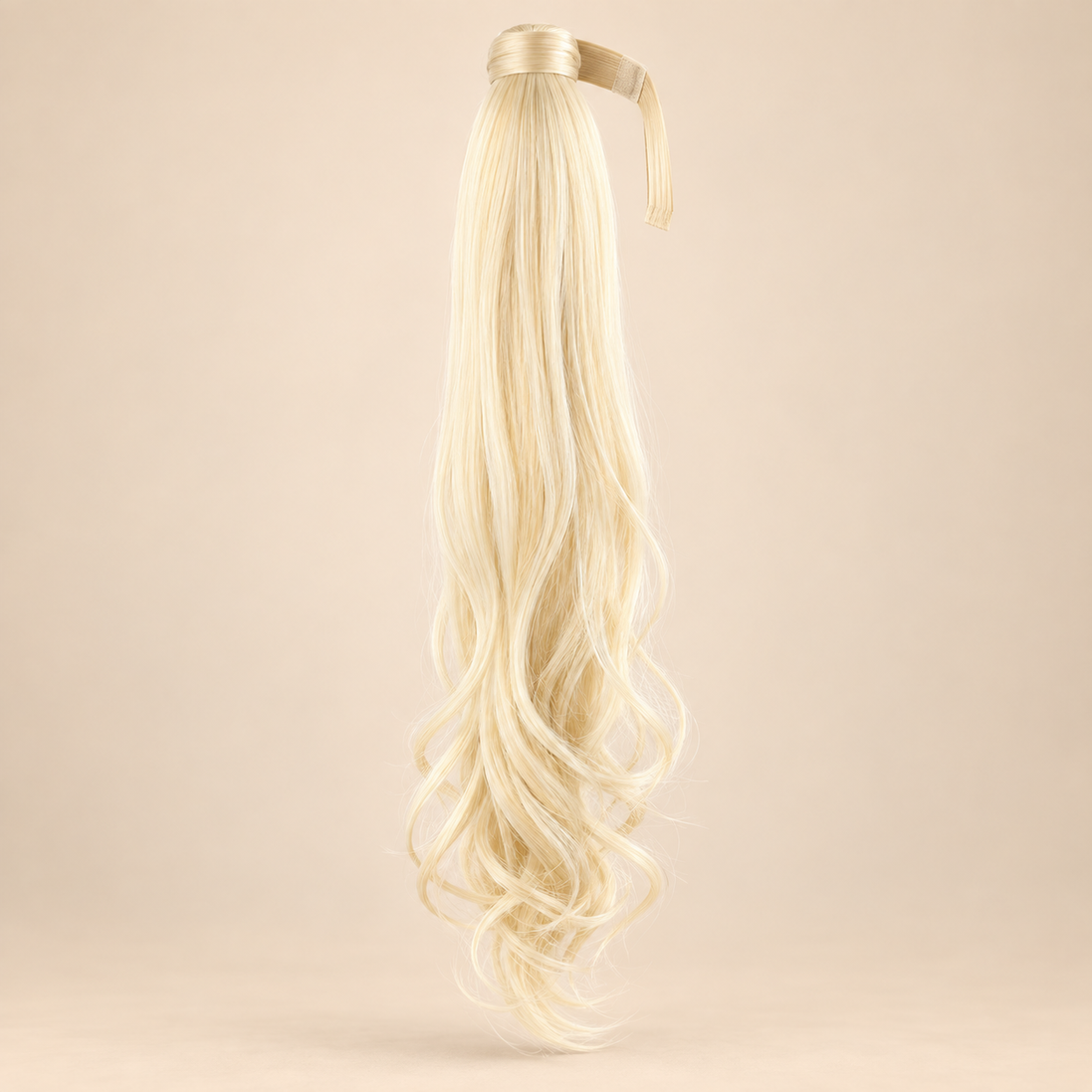 Wrap Around Ponytail 80 cm – Licht Platinablond 613 | De HaarBoetiek