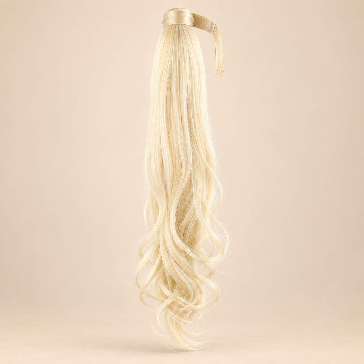 Wrap Around Ponytail 80 cm – Licht Platinablond 613 | De HaarBoetiek